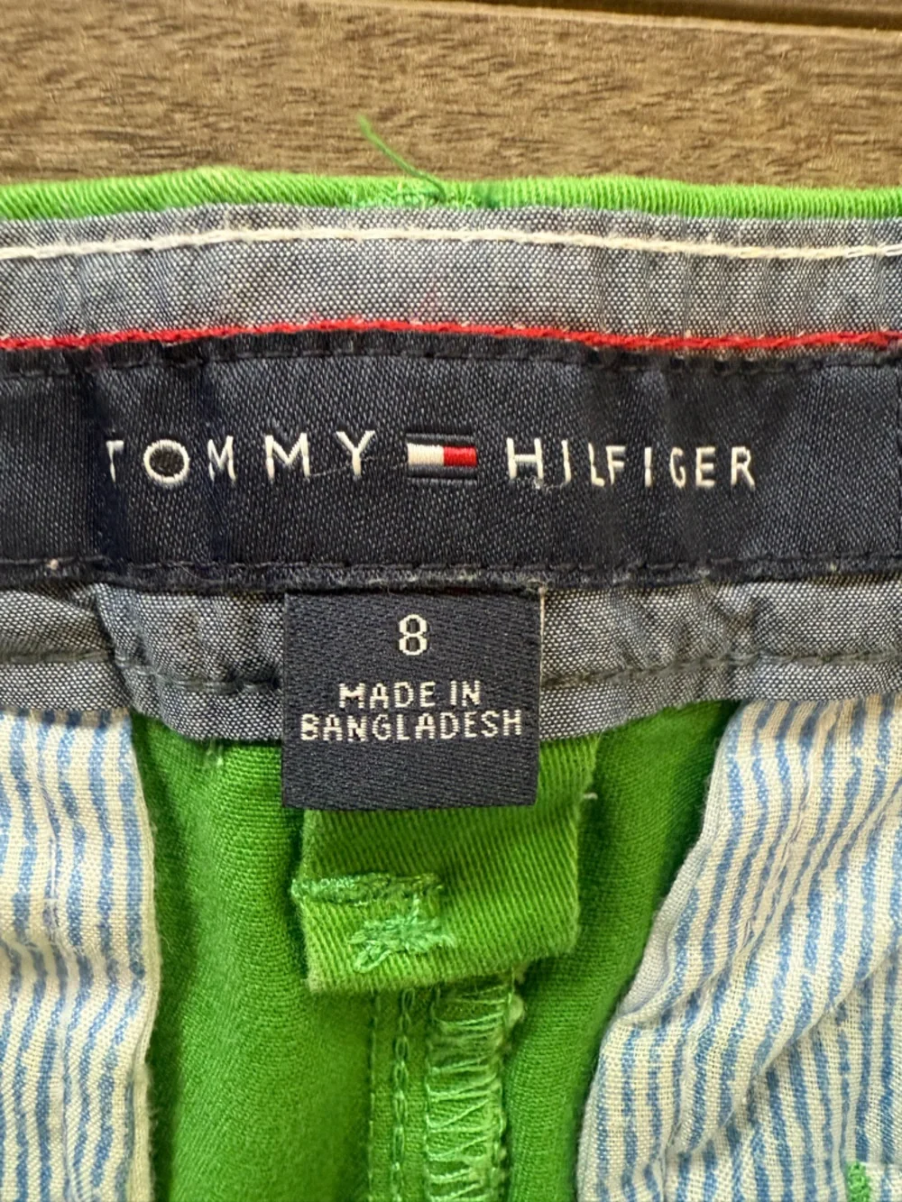 Tommy Hilfiger Green Cropped Chino Pants Women’s Size 8 - Picture 2 of 8